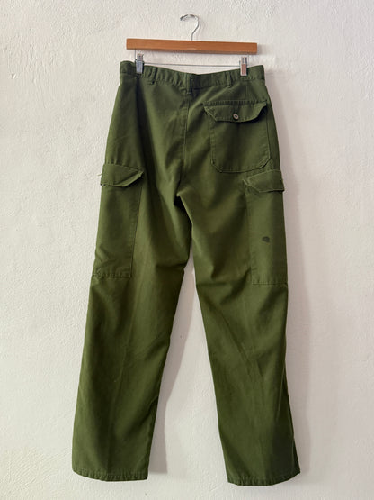 Vintage Swedish Army Fatigue Pants “W32”