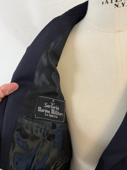 Vintage 00’s Italian Navy Double Breasted Jacket “L”