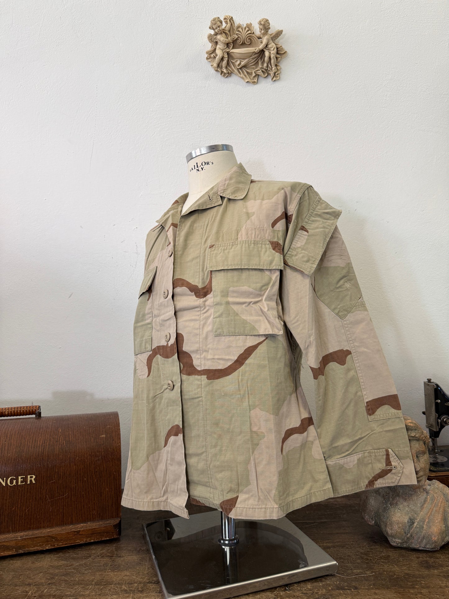 Vintage BDU Camo Jacket Ripstop US Army “M”