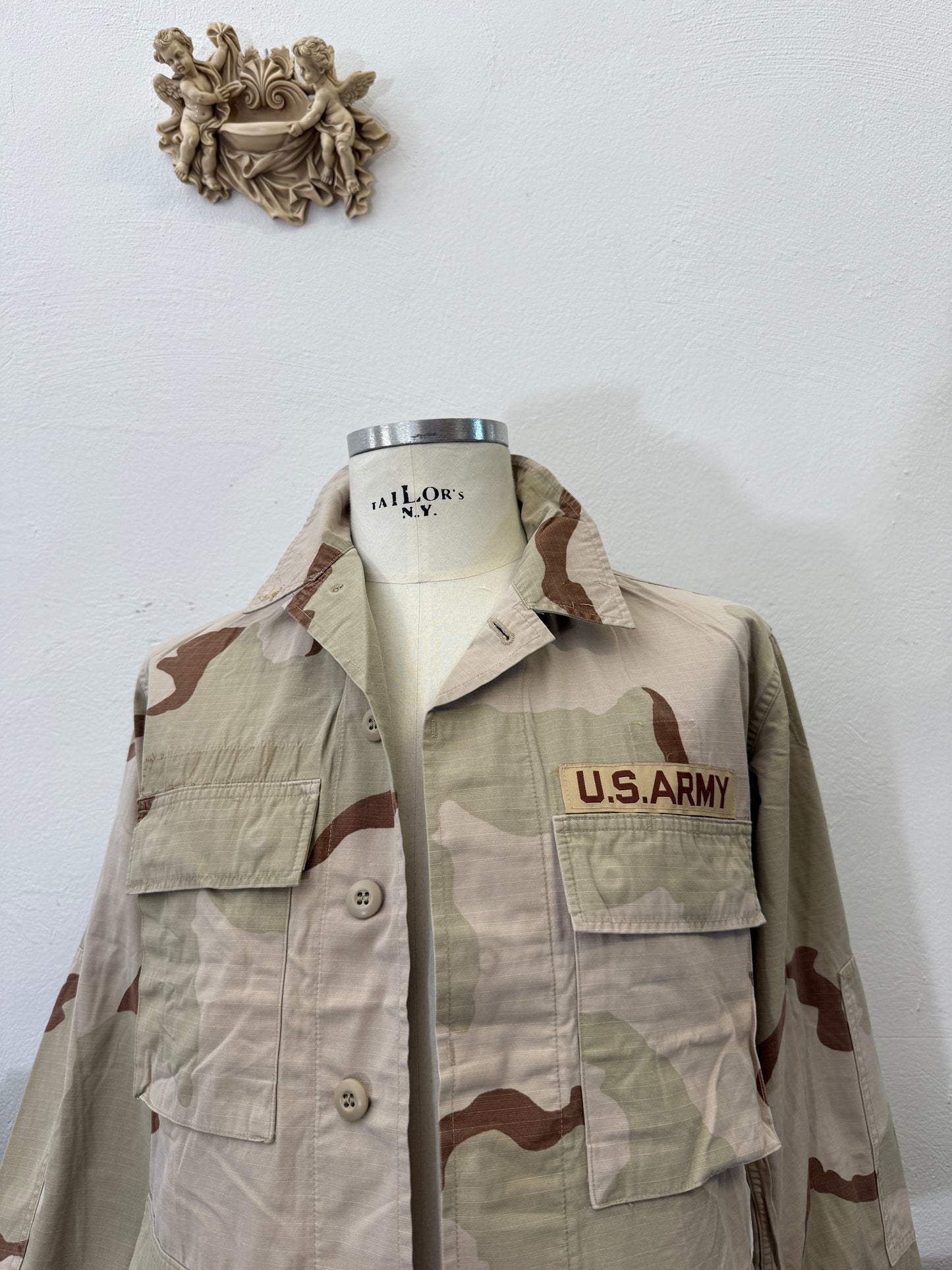Vintage BDU Camo Jacket Ripstop US Army “S”