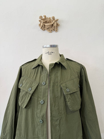 Jungle Jacket Popeline First Pattern Military Green - Chesapeake’s