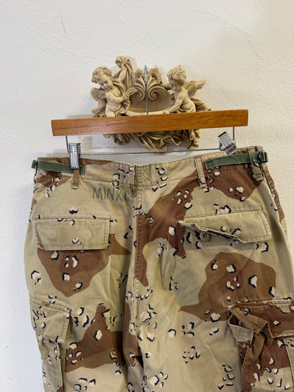 Vintage Desert Chocolate Cargo Pants Us Army “W33”