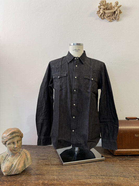 Western “Jeckerson” Denim Shirt - XS, S, M, L, XL, XXL