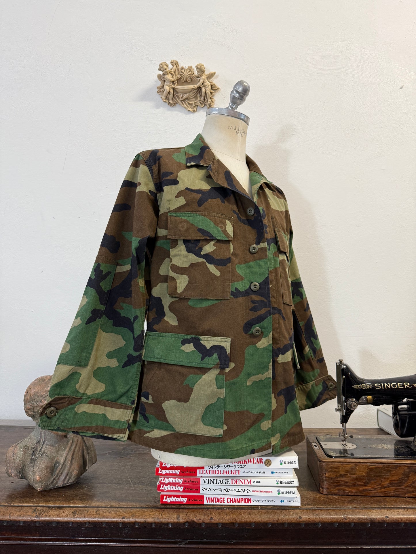 Vintage Woodland Jacket Us Army “M”