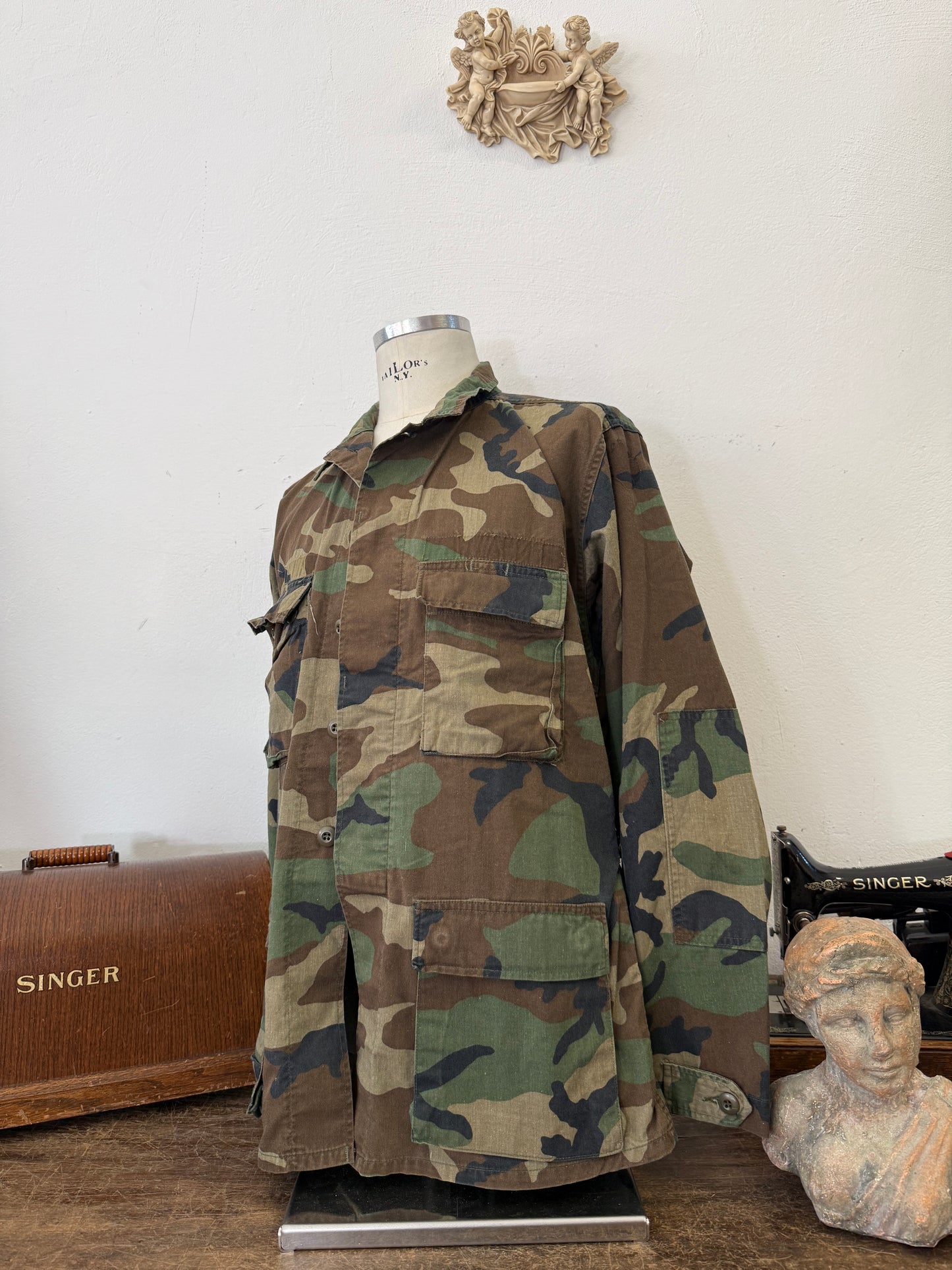 Vintage Ripstop Woodland Us Army Jacket “L/XL”