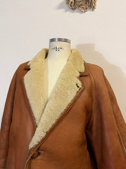Vintage 80’s Shearling Jacket “XL”