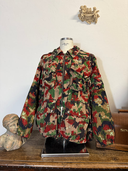 Vintage Swiss Army Camo Jacket M70 “XL”