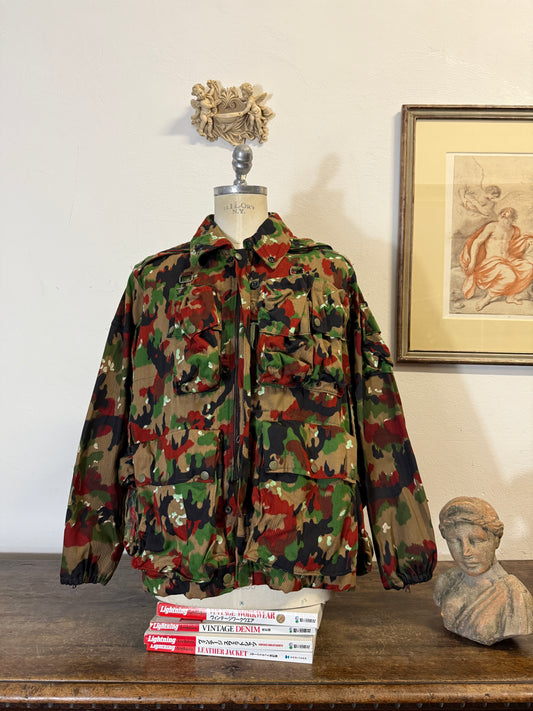 Vintage Swiss Army Camo Jacket M70 “L”