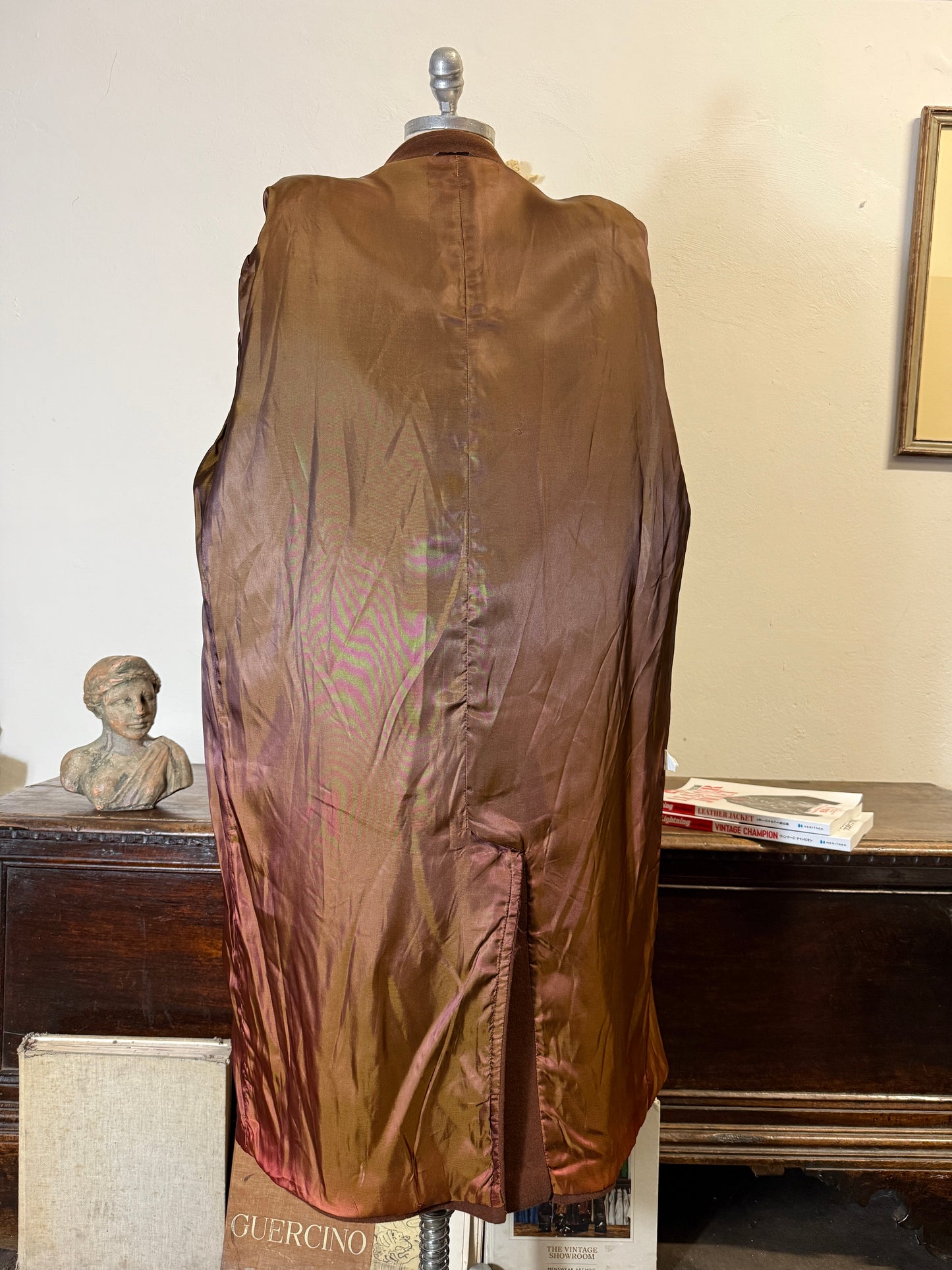 Deadstock Brown Wool Coat “XL”