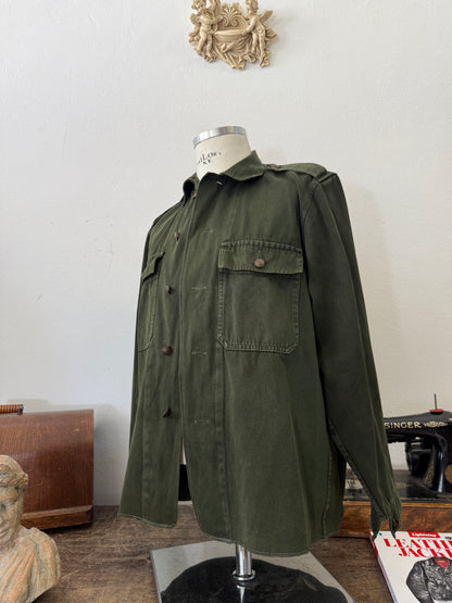 Vintage 80’s Faded Hungarian Army Shirt “M”