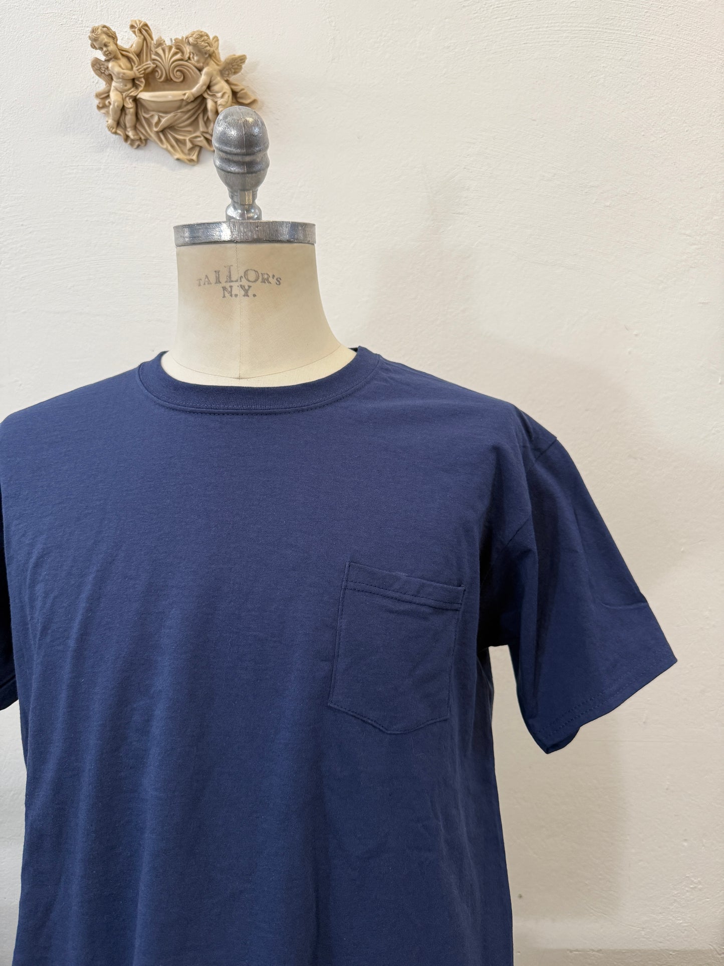 Blue Navy Pocket Tee “L”