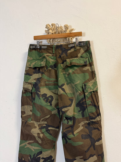 Vintage Woodland Camo Cargo Pants Us Army “W34”