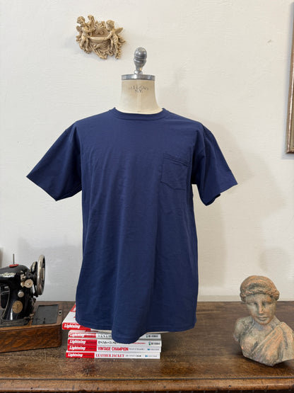 Blue Navy Pocket Tee “L”