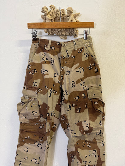 Vintage Desert Chocolate Cargo Pants Us Army “W24”
