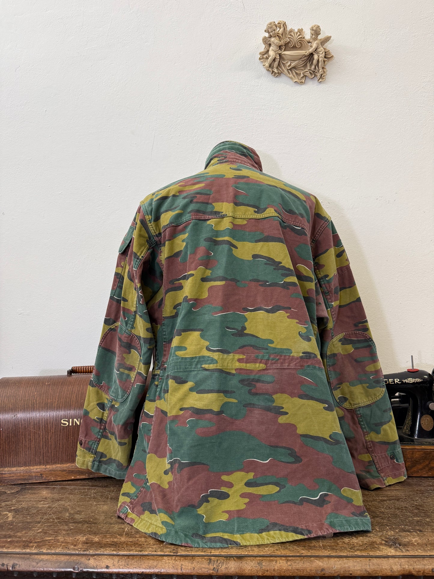 Vintage Belgian Army Camo Jacket “XL”