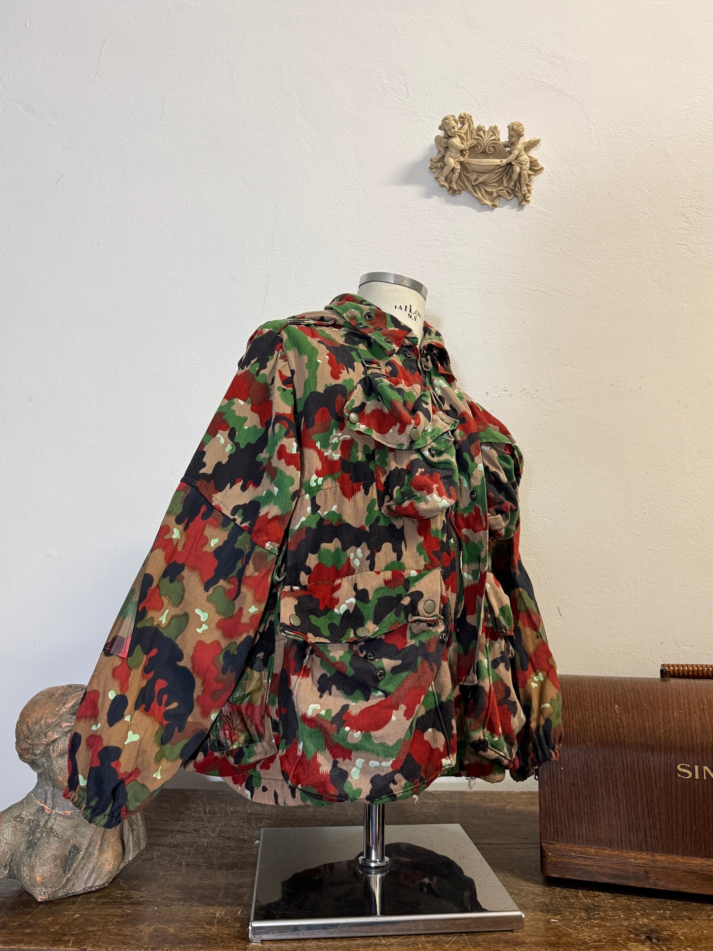 Vintage Swiss Army Camo Jacket M70 “L”