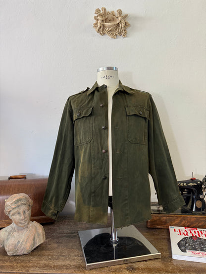 Vintage 80’s Faded Hungarian Army Shirt “M”
