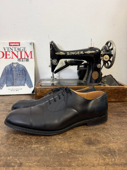 Used Church’s Men’s Black Leather Oxford Shoes – Made in England – UK Size 10