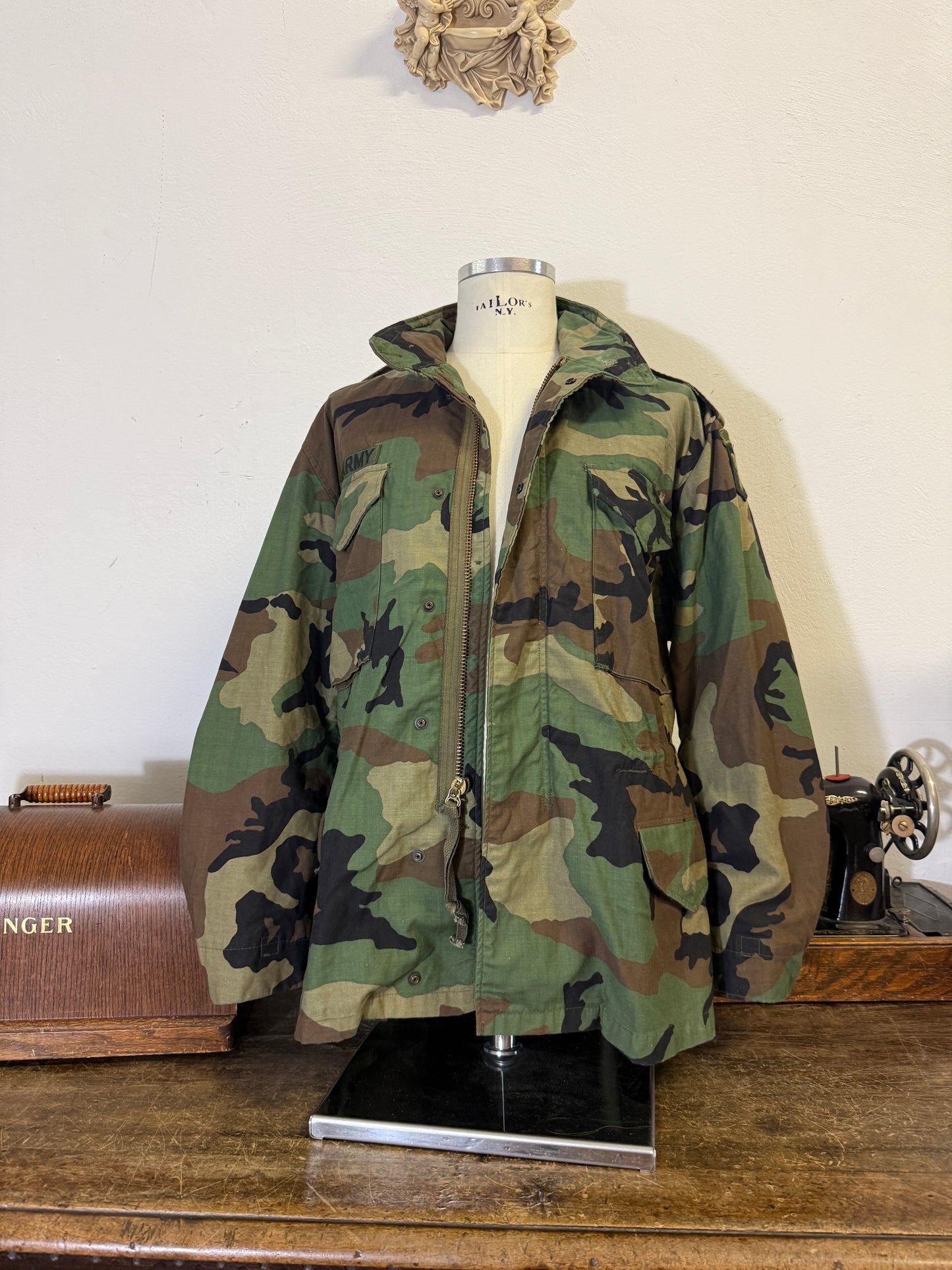 Vintage Woodland Field Jacket M65 Us Army “L/XL”