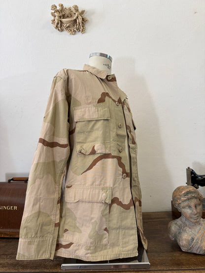 Vintage BDU Camo Jacket Ripstop US Army – L/XL