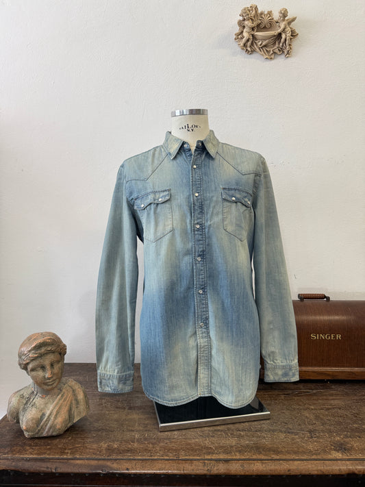 Western “Jeckerson” Denim Shirt - S, M, L
