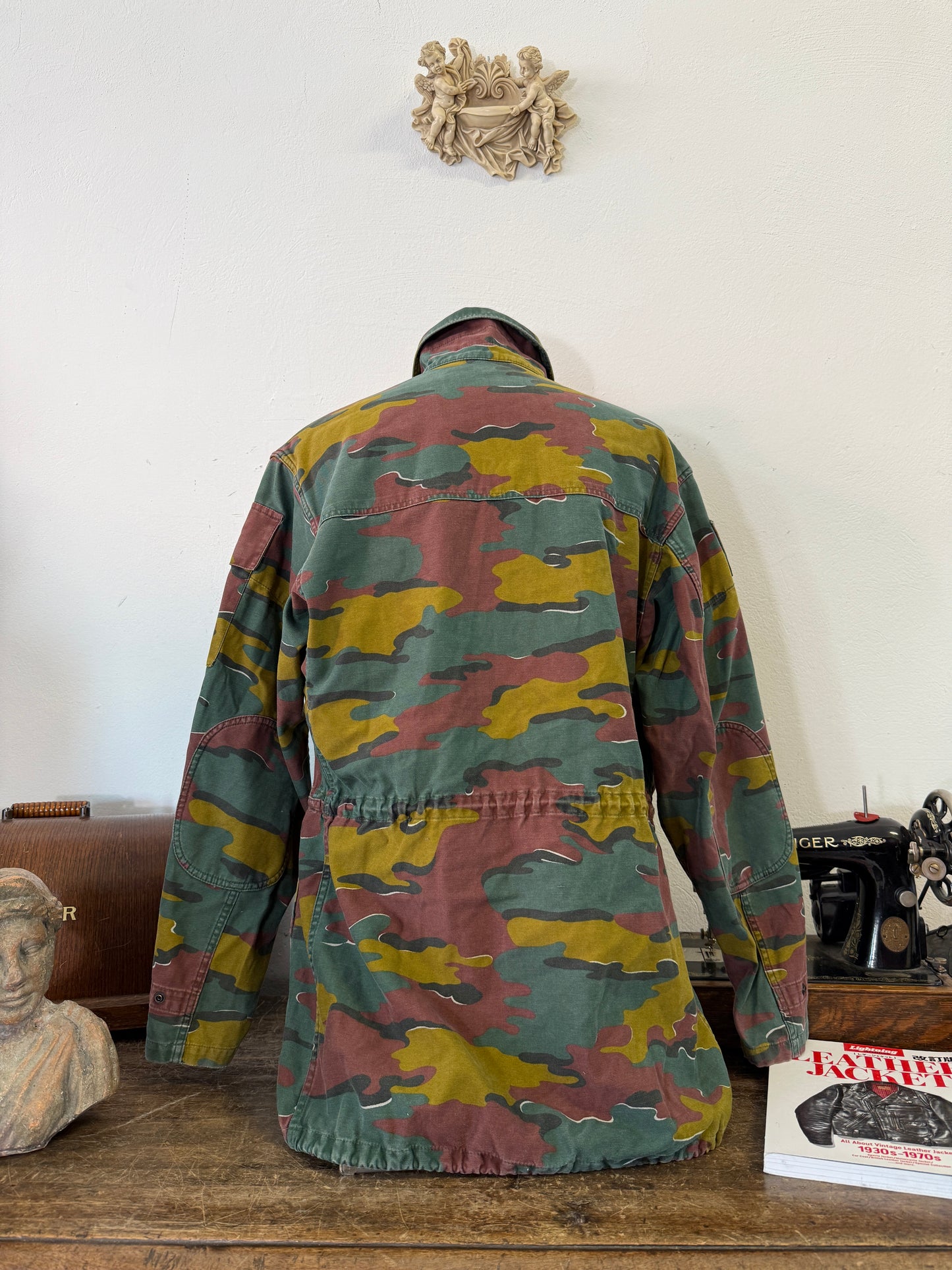 Vintage Belgian Army Camo Jacket “XL”