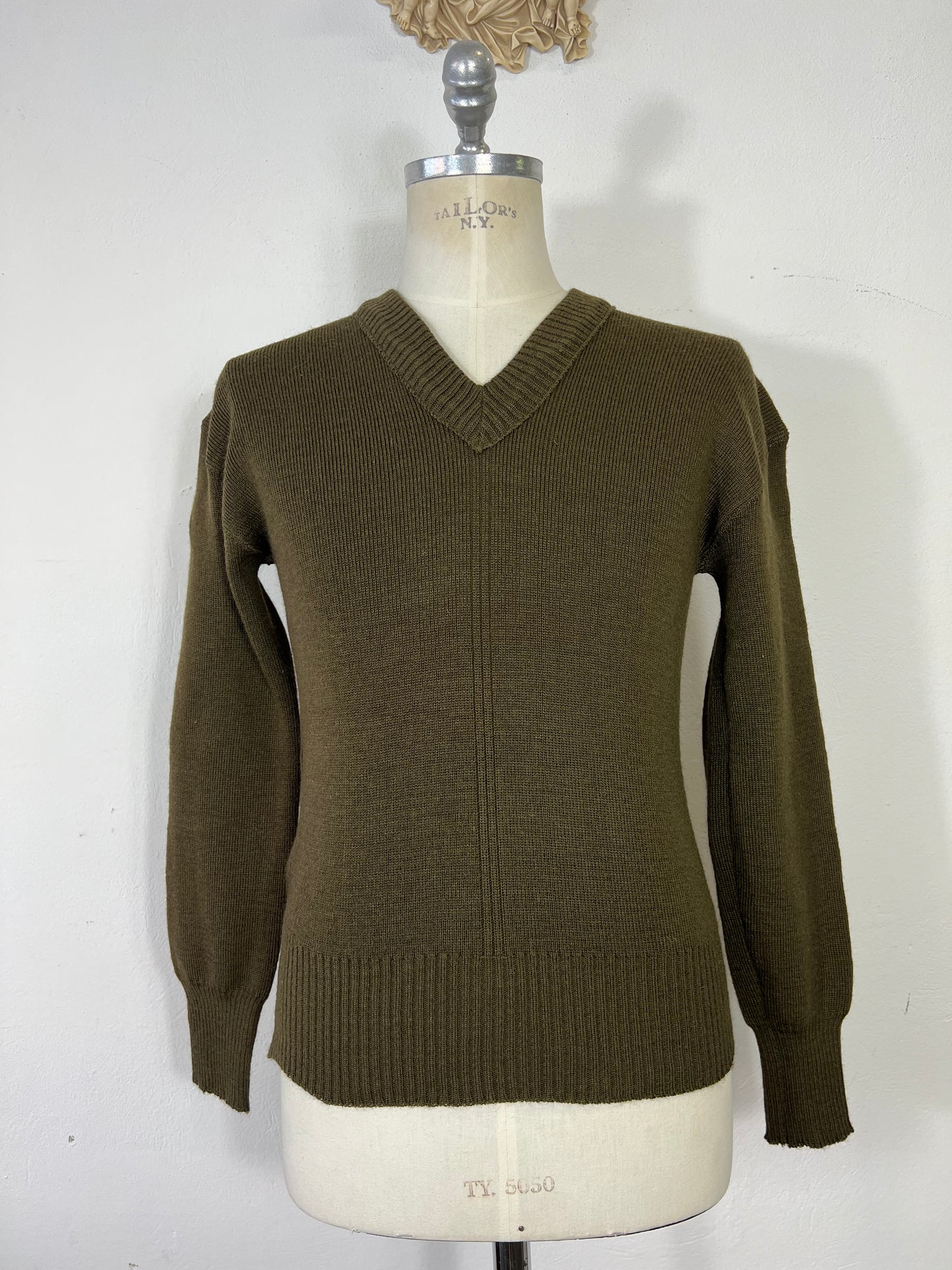 Vintage 50's French Army Wool Sweater