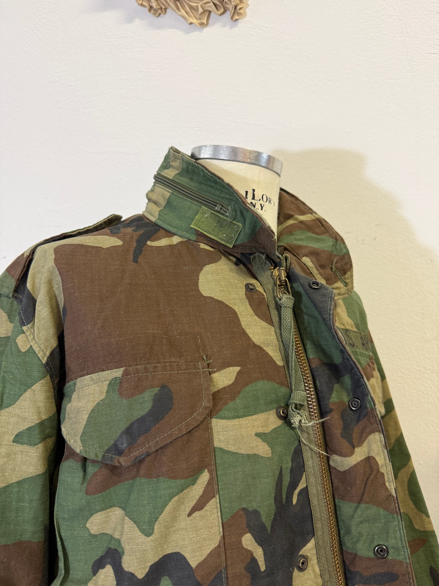 Vintage Woodland Field Jacket M65 Us Army “L”