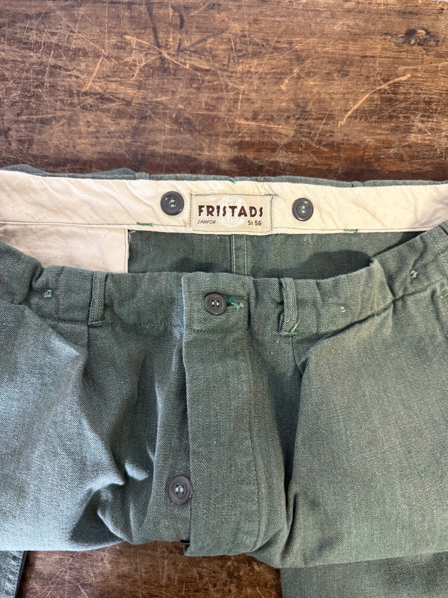 Vintage 70’s Fristads Sanfor Swedish Work Pants “W36”