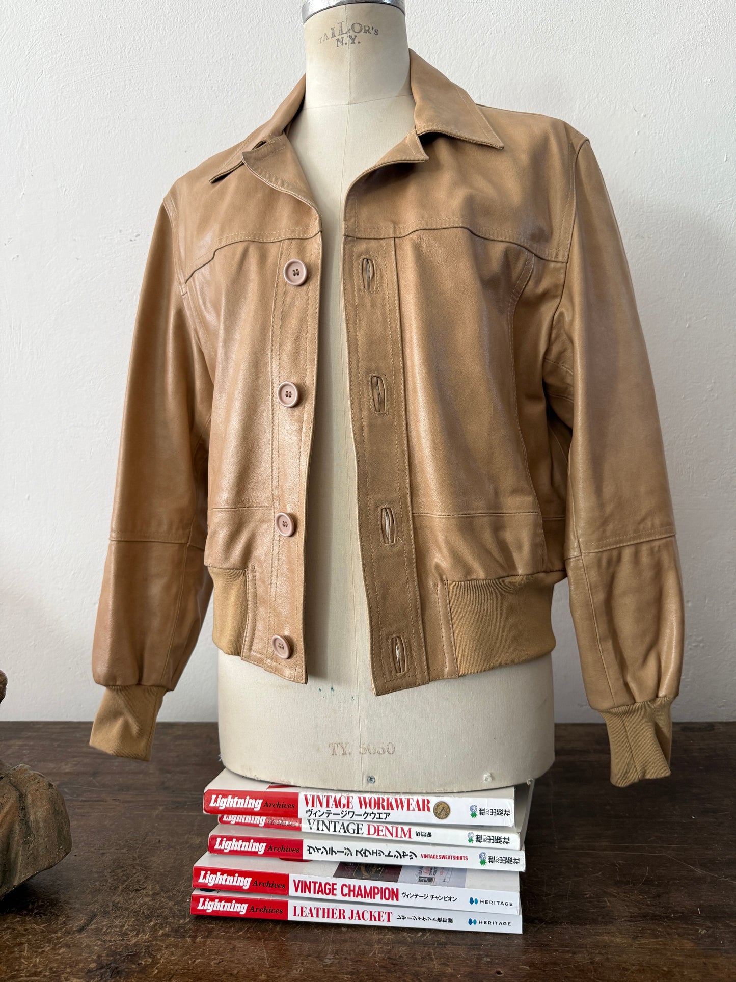 Vintage Leather Jacket “M”