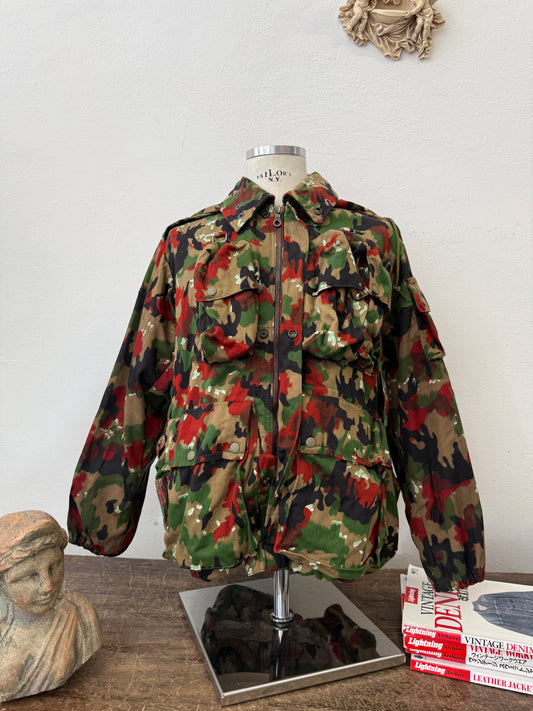 Vintage Swiss Army Camo Jacket M70 “M/L”