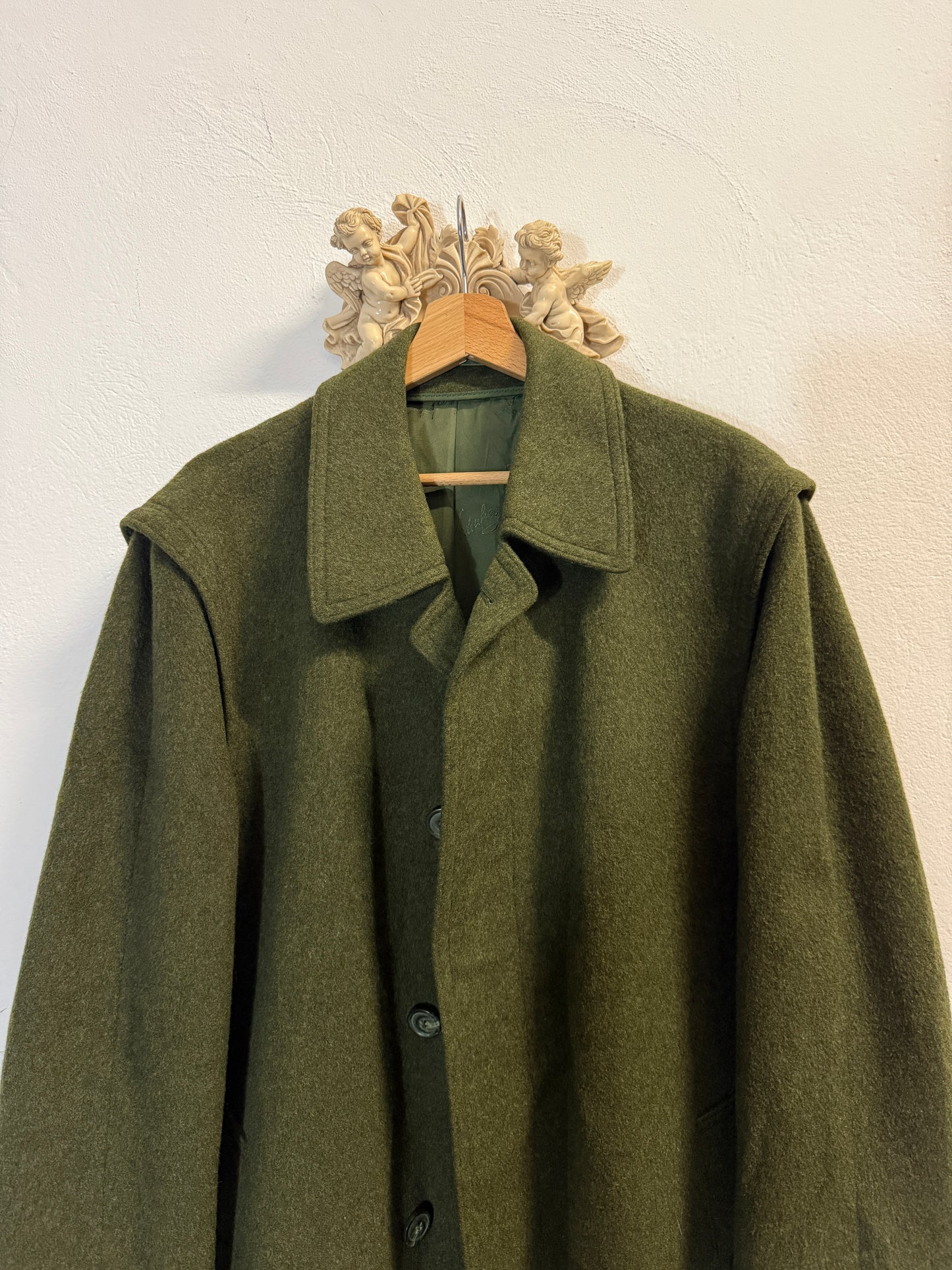 Vintage 80’s Loden Coat “L”