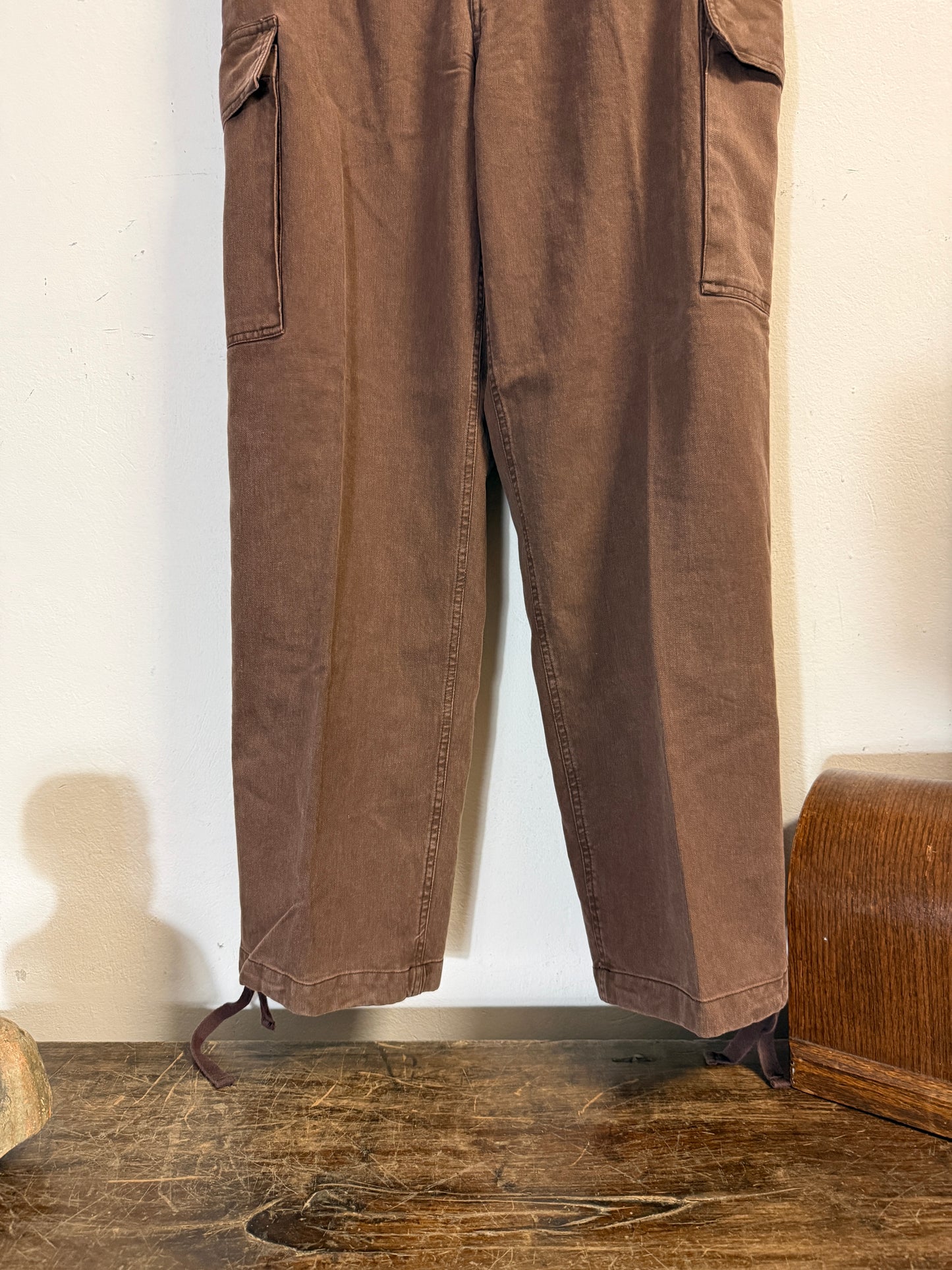 Vintage 80’s German Army Moleskin Cargo Pants “W36”