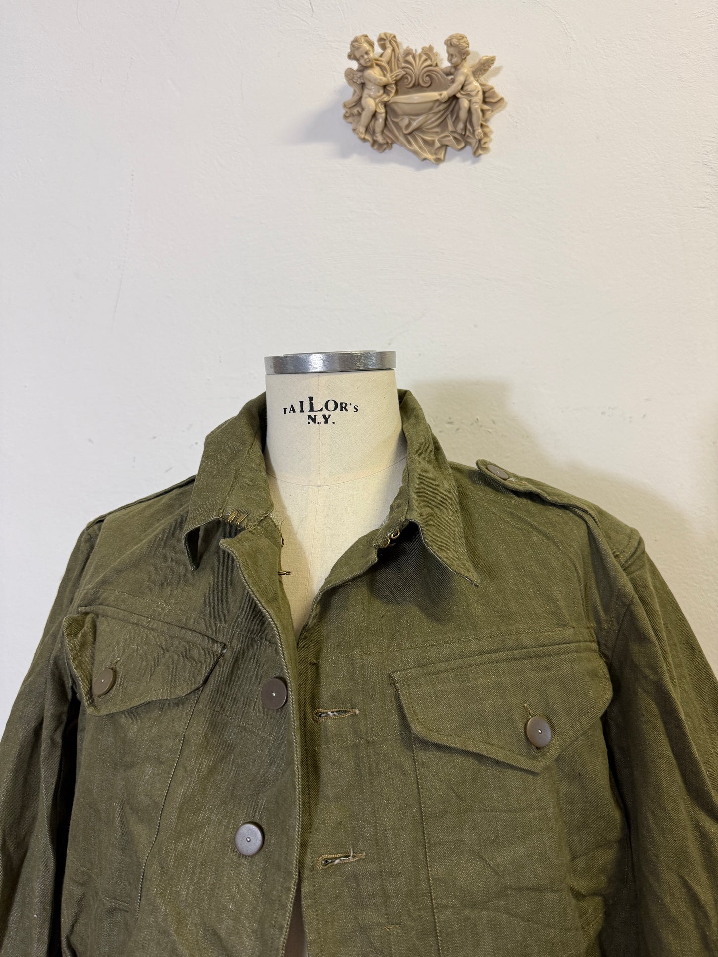 Vintage 50’s Selvedge British Army Jacket “M/L”