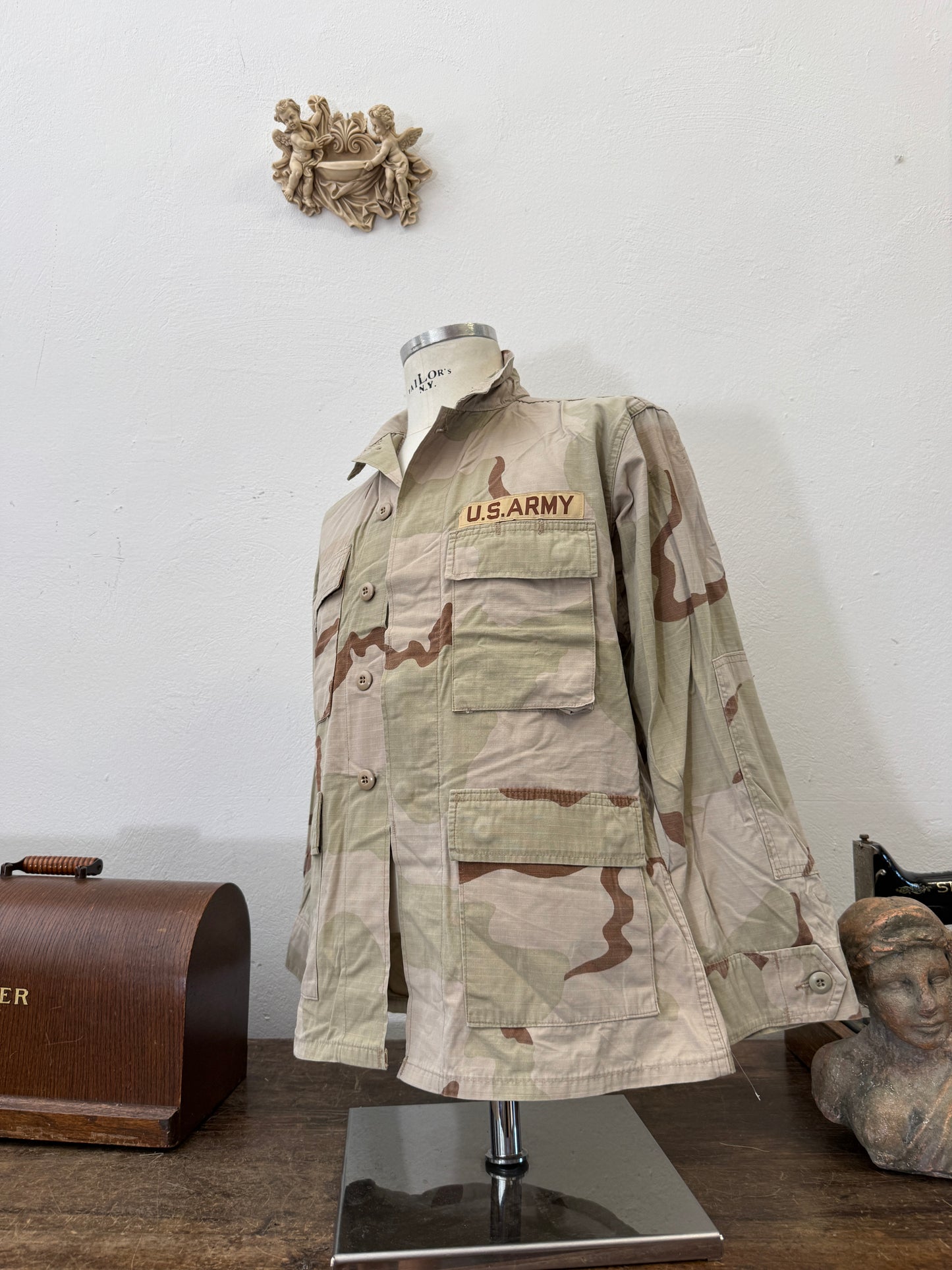 Vintage BDU Camo Jacket Ripstop US Army “S”