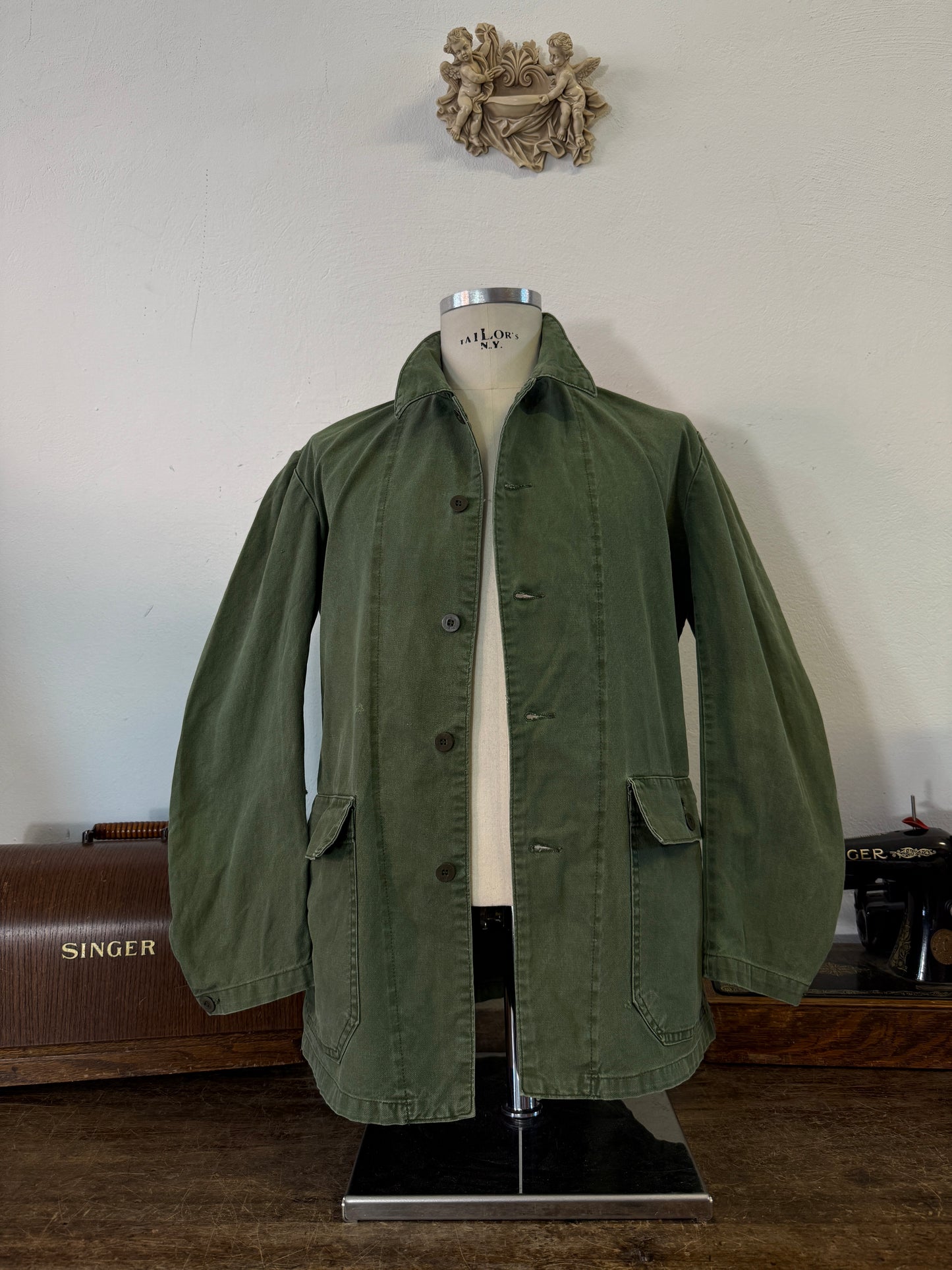 Vintage 70’s Swedish Army Jacket “M”