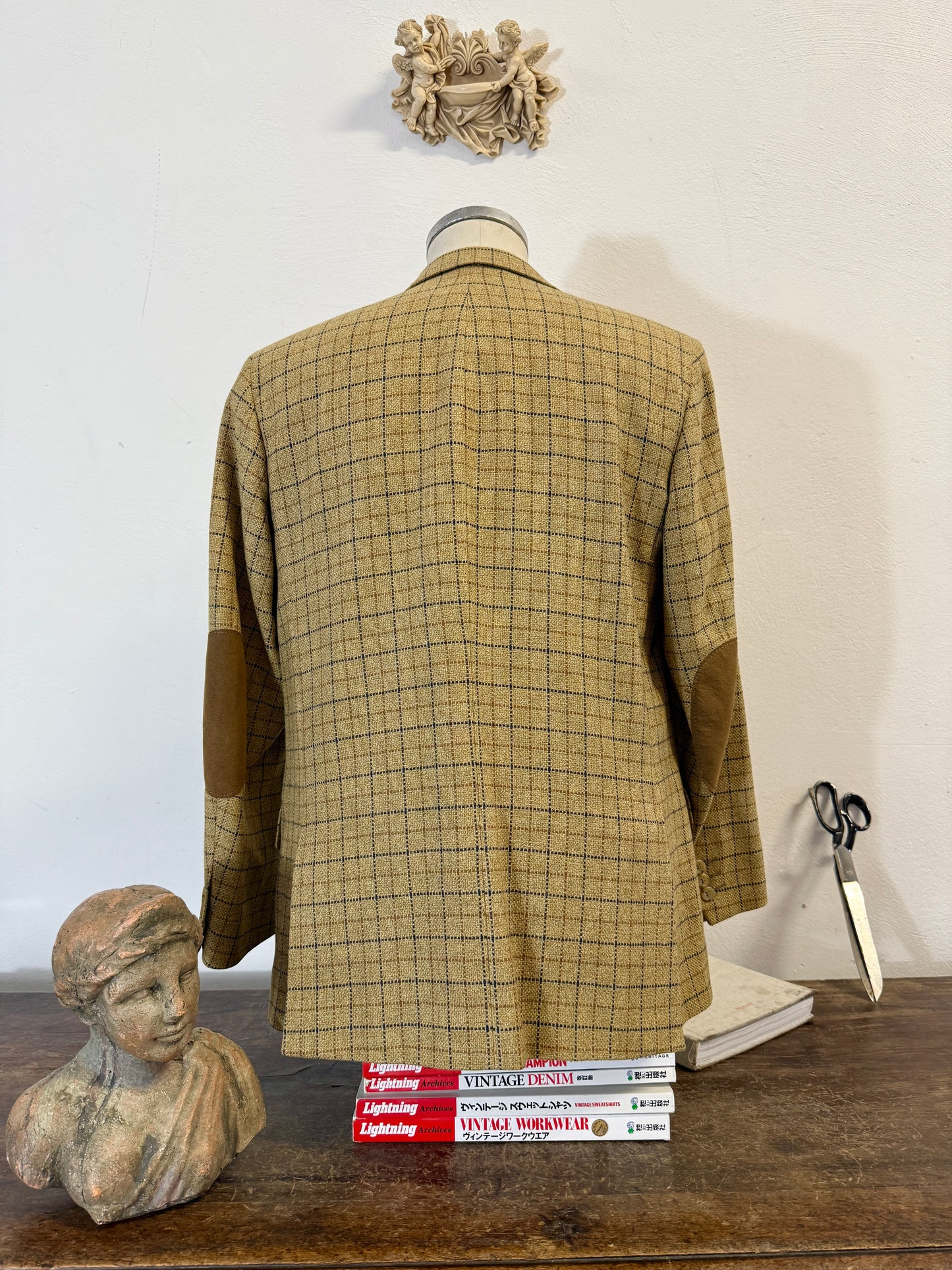 Vintage Checkered Canali Wool/Cachemire Jacket “M”