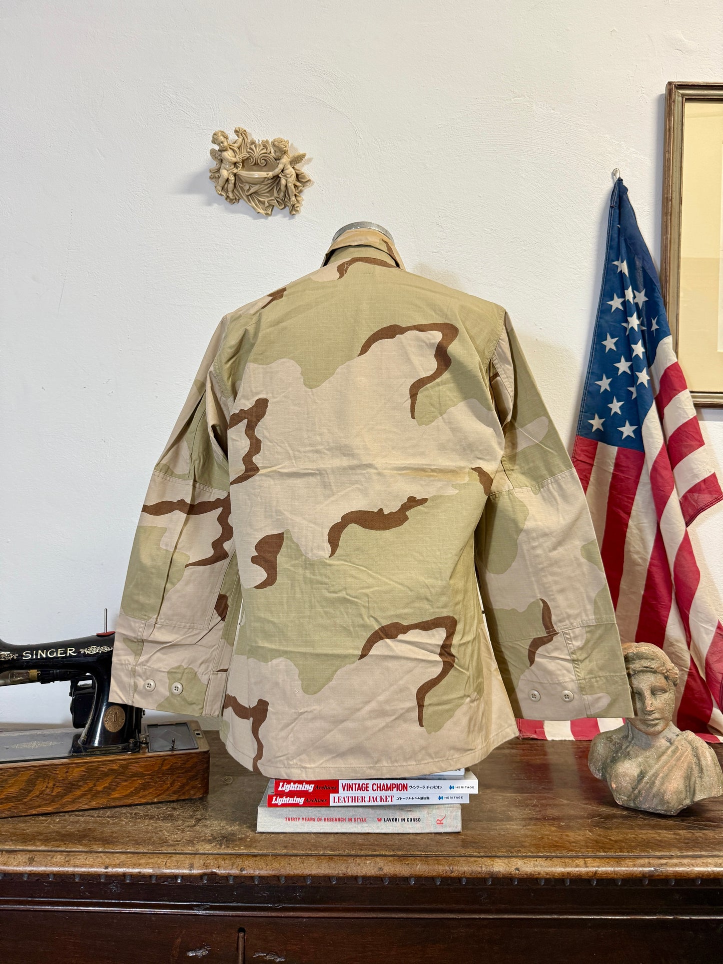 Deadstock BDU Camo Jacket Rip Stop US Army –  Faded “L”