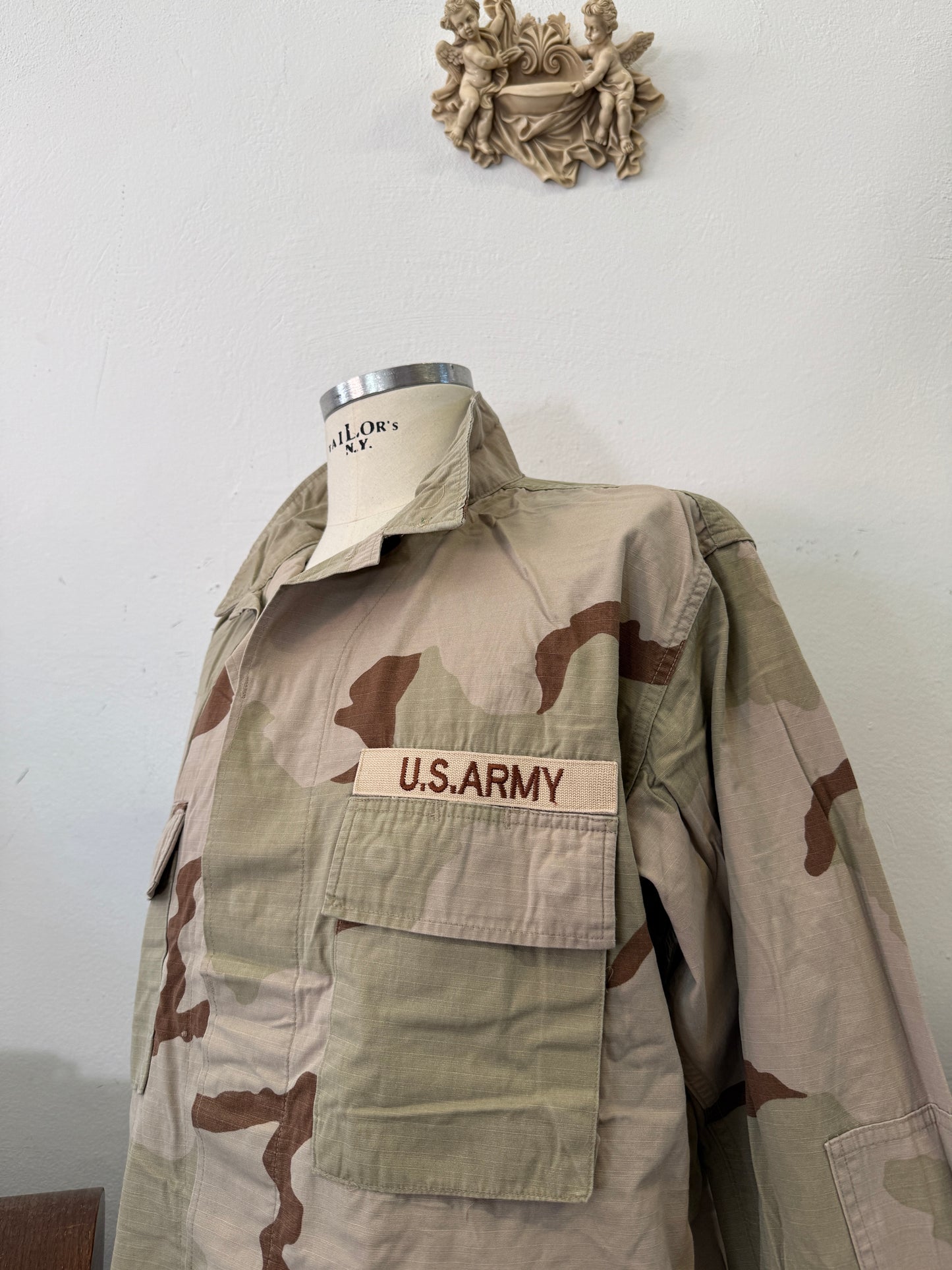 Vintage BDU Camo Jacket Ripstop US Army – XL