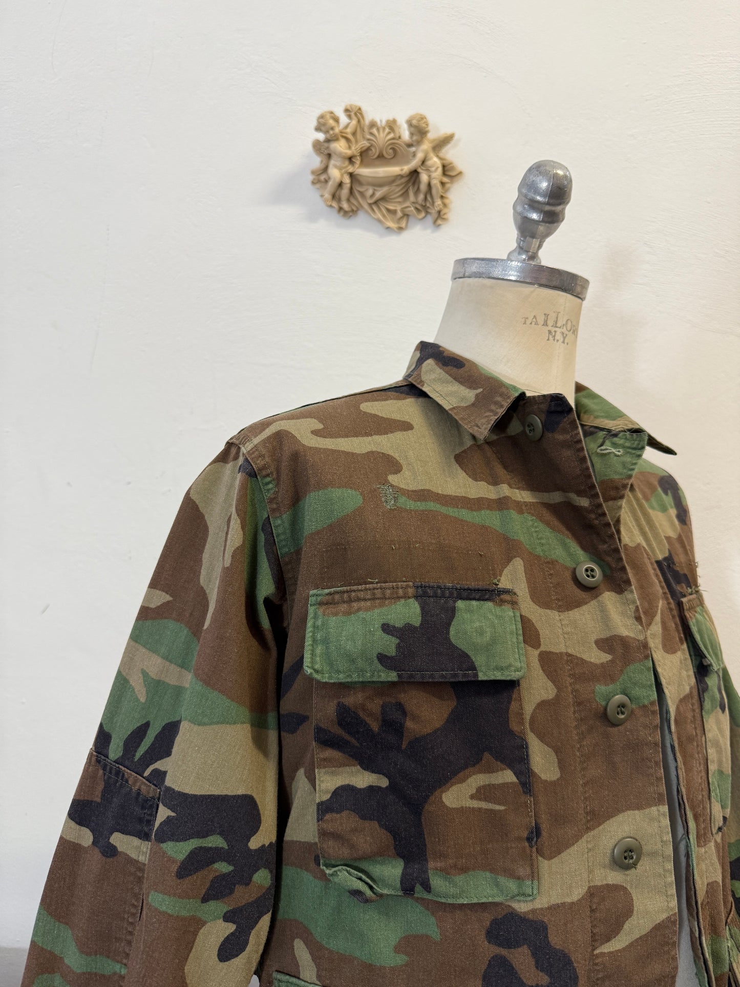 Vintage Woodland Jacket Us Army “S”