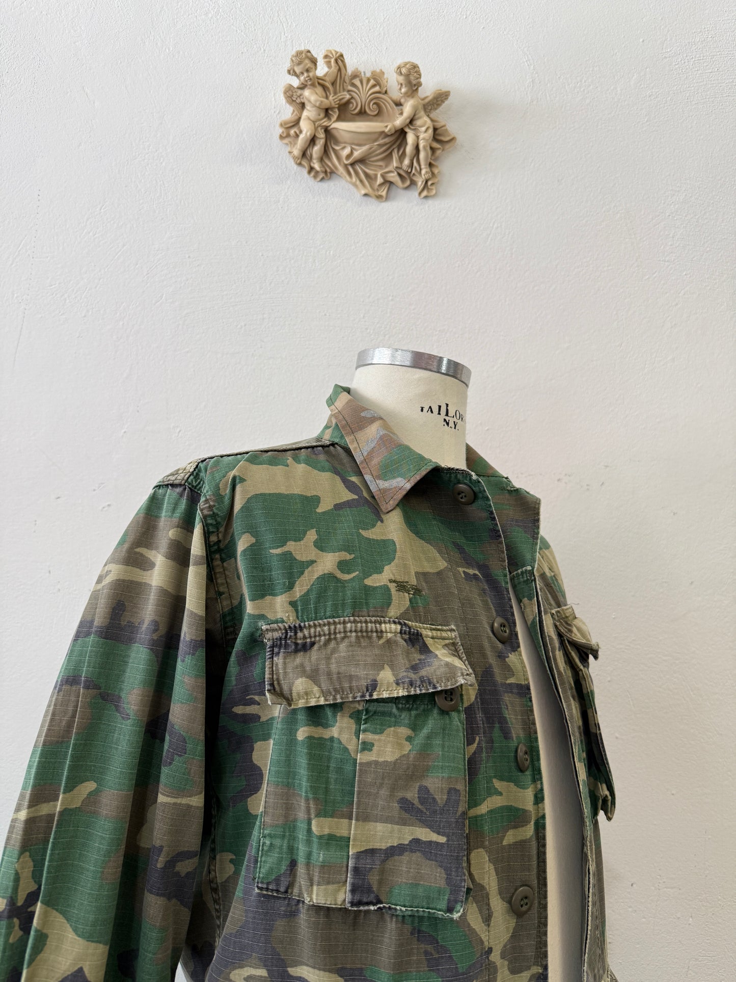Vintage BDU Camo Jacket Ripstop “S”