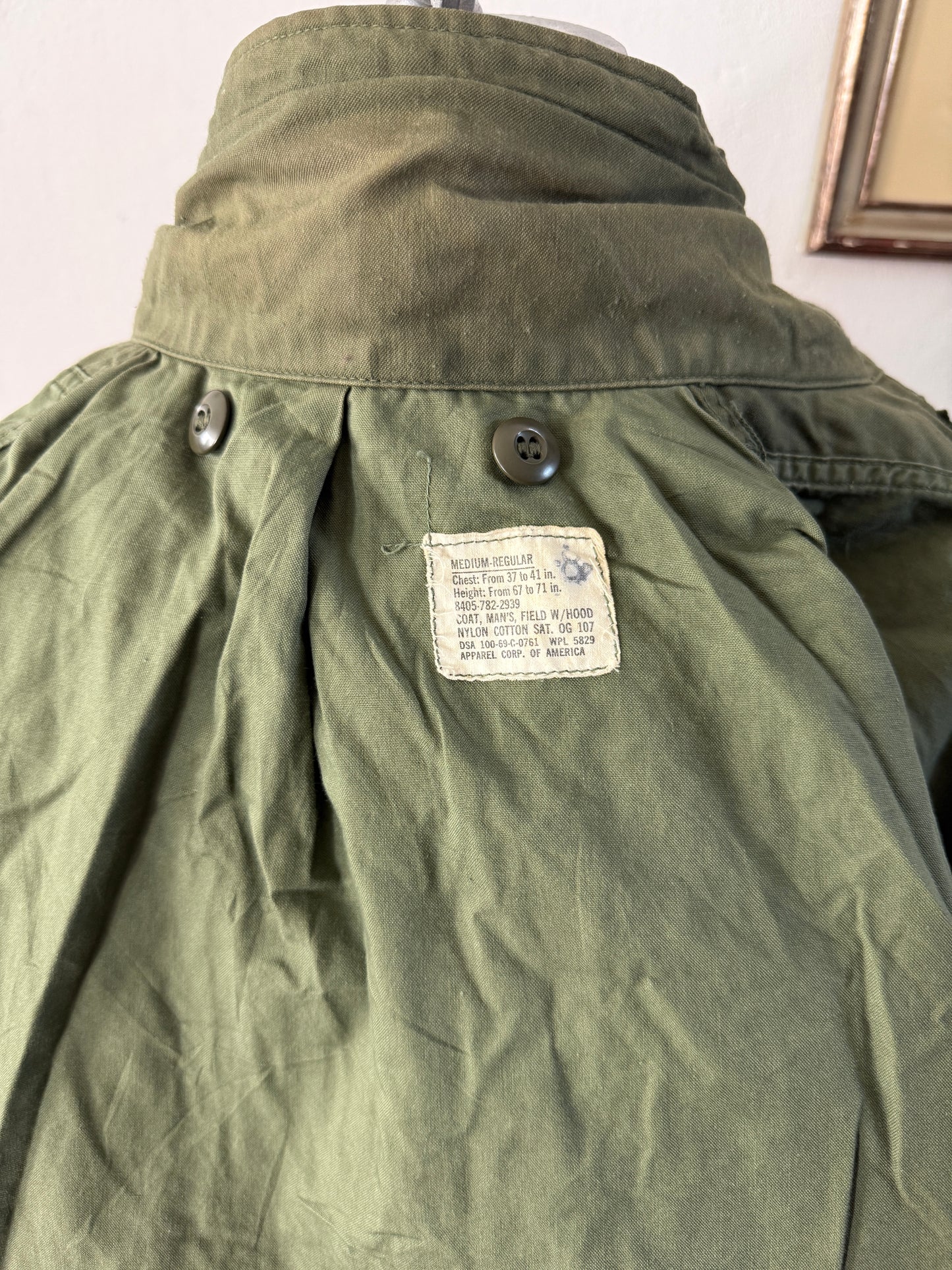 Vintage Field Jacket M65 Us Army “L”