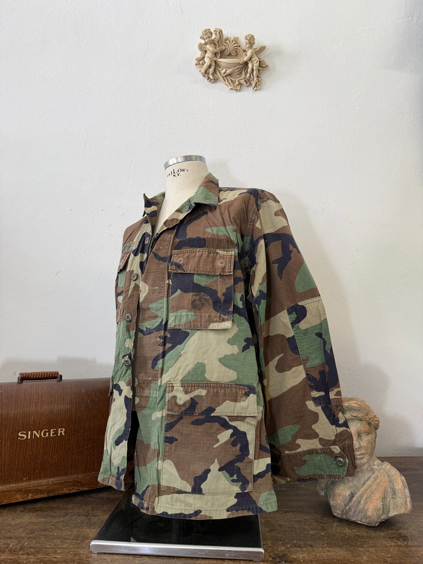 Vintage Ripstop Woodland Us Army Jacket “L”