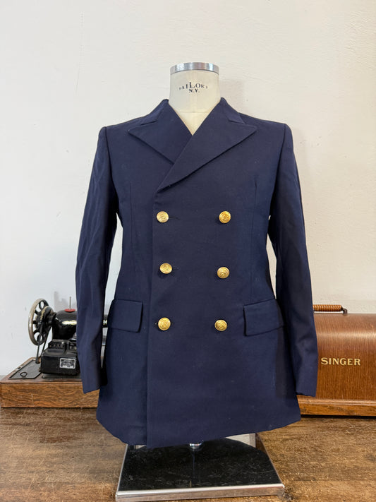 Vintage 00’s Italian Navy Double Breasted Jacket “S”