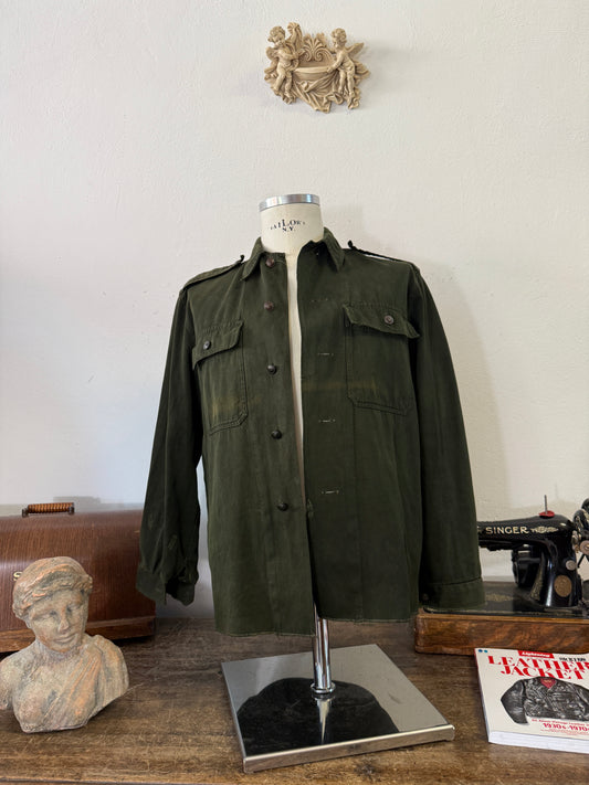 Vintage 80’s Faded Hungarian Army Shirt “S”