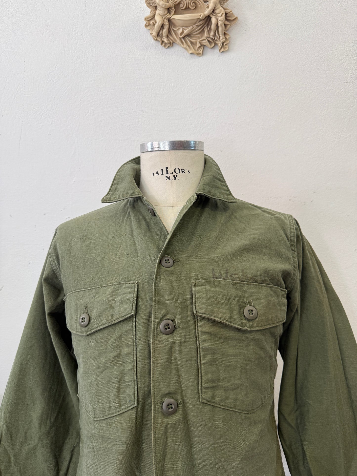 Vintage Og 107 Us Army Shirt “S”
