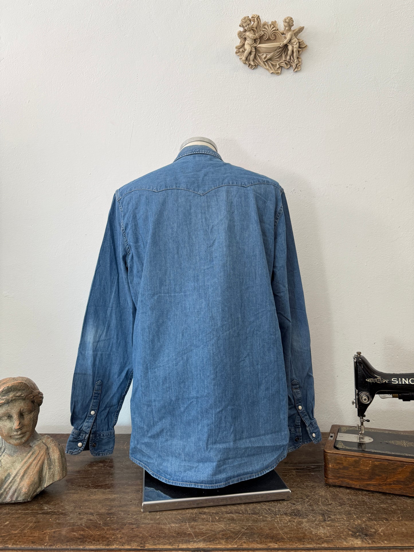 Vintage Wrangler Denim Shirt “XL”