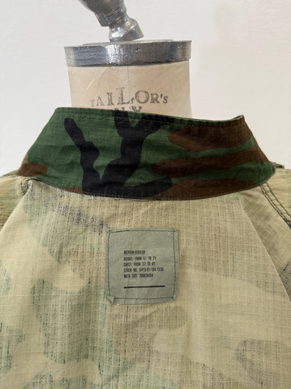 Vintage Woodland Jacket Rip Stop Us Army “L”
