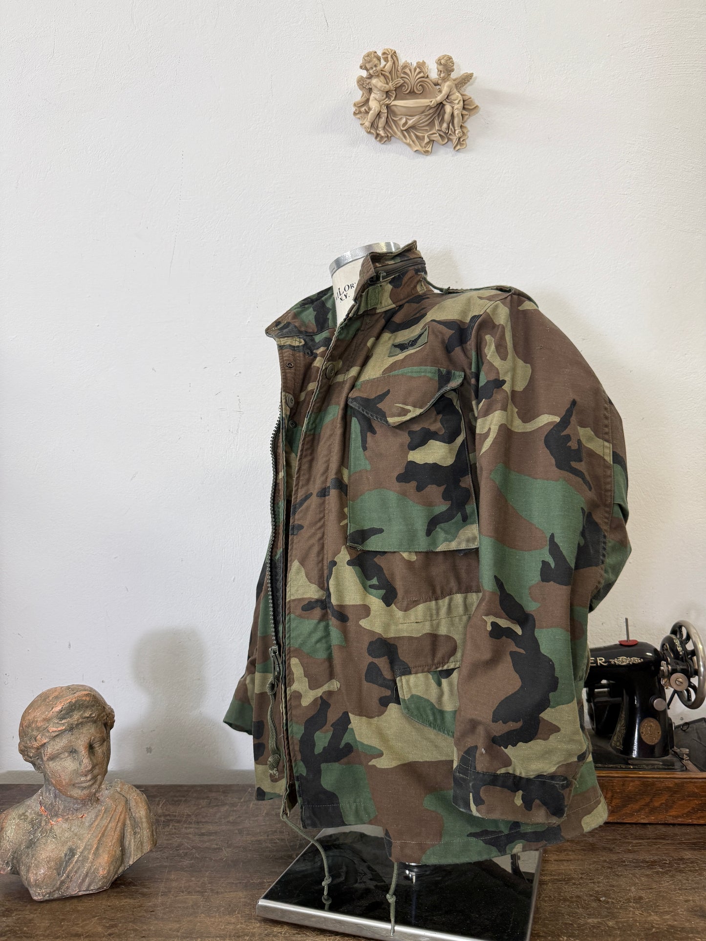Vintage Woodland Field Jacket M65 Us Army “S”