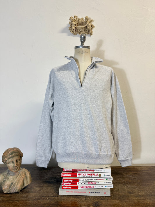 Grey Half Zip Sweatshirt